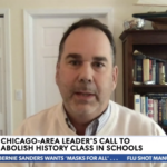 Aug. 4, 2020 -- on Newsmax, Patrick McBriarty is interviewed on American Agenda about State Rep. Ford's proposal to abolish history classes in Illinois schools.